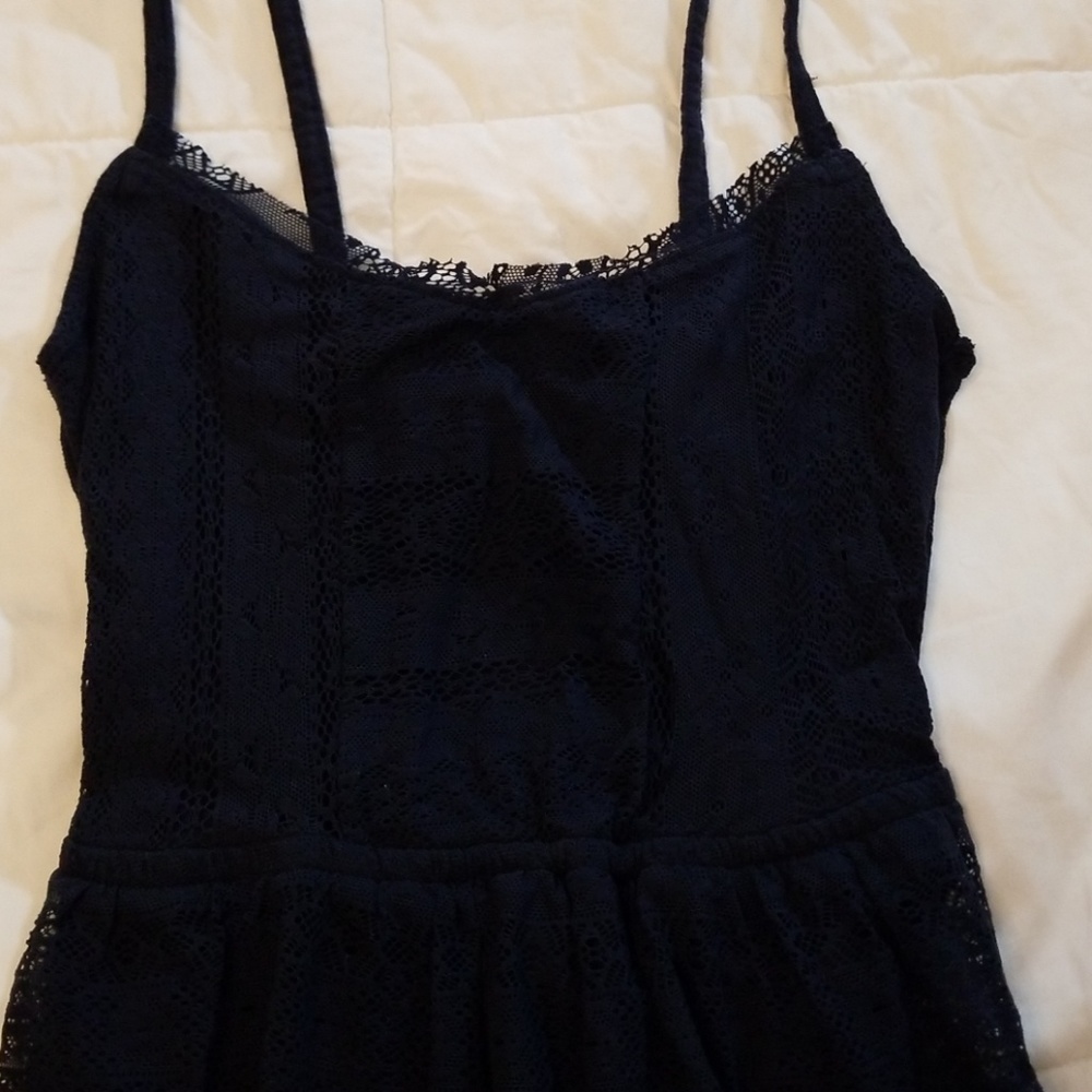 Open back maxi lace dress